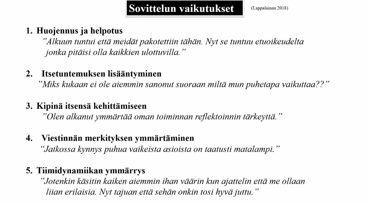 Käynnissä #hyplusdigiaamu, missä aiheena on sovun johtaminen ja ratkaisut työyhteisön konflikteihin ja niiden ehkäisemiseen. Aiheesta alustaa Maanpuolustuskorkeakoulun konfliktinhallinnan dosentti Pia Lappalainen. #johtaminen #sovittelu #työyhteisö #työelämä