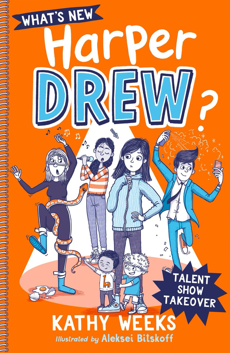 WIN What's New Harper Drew? Talent Show Takeover Book 2 of a new illustrated series about embracing your family & dealing with life's dramas. For 9+ Dork Diaries fans. To enter: RT, FLW & tell us if you have a talent? UK/IE Ends 30/10 @Kathyweeks1977 @Bitskoff @HachetteKids