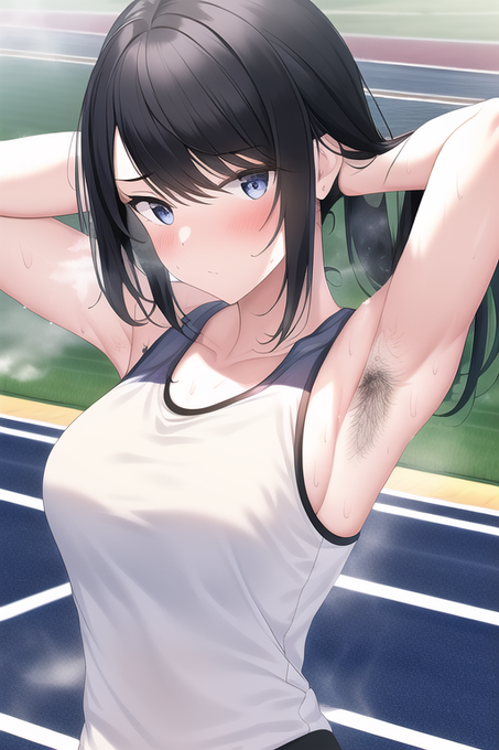 腋毛が溜まっていく...
#NovelAI 