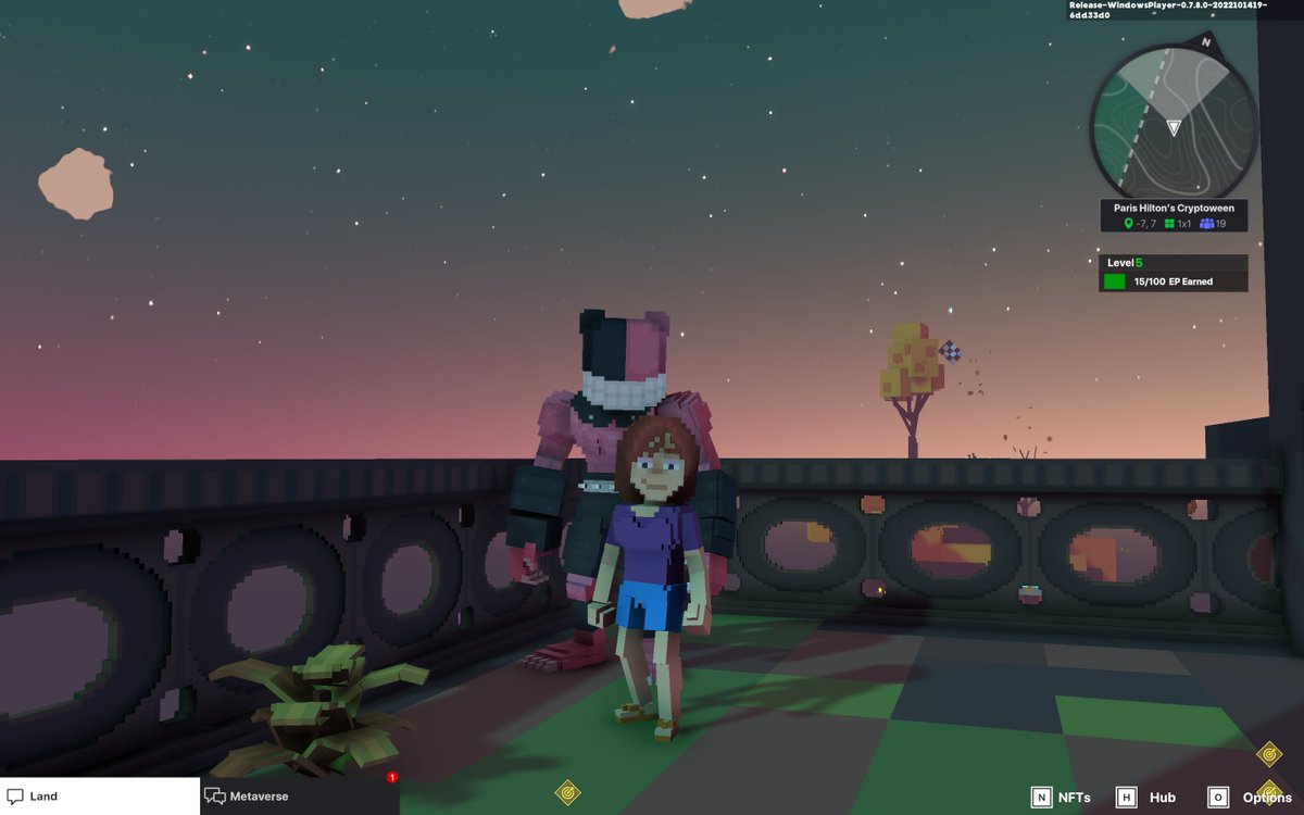 omg69chick's tweet photo. @TheSandboxGame I just participated in the Paris Hilton  #Cryptoween Event. I found Grralh check out my screenshot below!
🎃👇 https://t.co/sXiiDThXwV