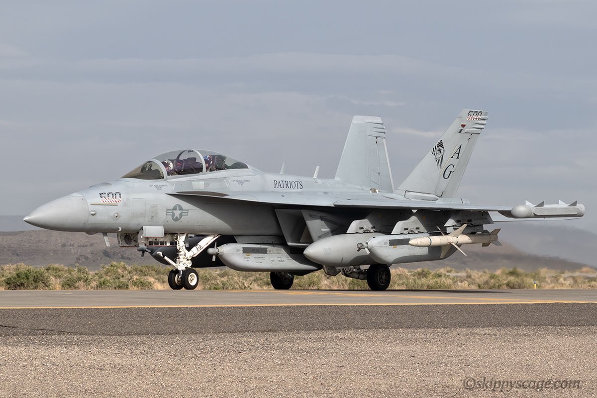 US Navy EA-18G 168900 flying with VAQ-140
- NAS Fallon, NV (KNFL)
- April 2022

#avgeek #usnavy #ea18g #ea18ggrowler #vaq140 #nasfallon #KNFL