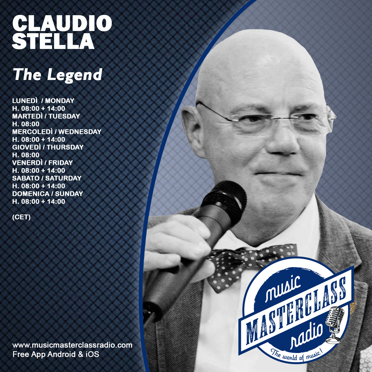 MusicMasterCla3's tweet photo. Now On https://t.co/g0uFBquUKS On Air Dj. Claudio Stella With #TheLegend Show #Pop #Rock
https://t.co/g0uFBquUKS
#MusicMasterClassRadio #TheWorldOfMusic #MMCRtag https://t.co/ns9orpMo6h