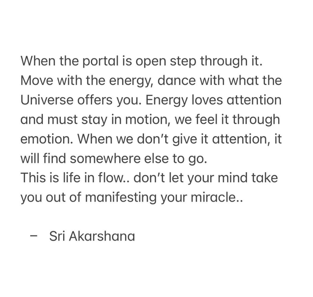 Stop blocking what the universe has for you! 🙏🏻💫❤️