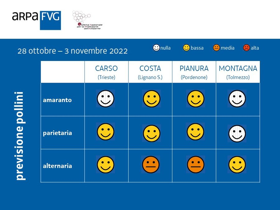 ARPAFVG's tweet photo. Pollini rari in #FriuliVG. Ma ancora molte spore di funghi e muffe, per effetto del clima.
Vedi le previsioni: https://t.co/xVDXkGJoFr
#polliniFVG
#pollnet
#Clima https://t.co/30UJ9tyLmz