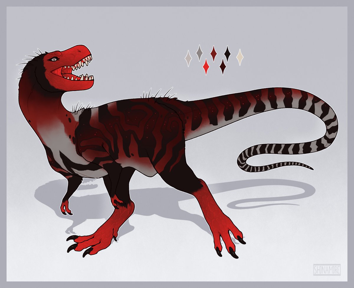 shinamire's tweet photo. ❗red rex❗ ota
kasai rex, very real and very dangerous
#adoptober #digitalart https://t.co/NscDi80ae6