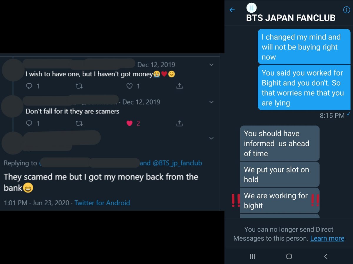 🚨SCAM ALERT🚨

B&amp;R

btsfancafe__twt
x.com/intent/user?us…

BTSTikTok_
x.com/intent/user?us…

btsworldtourr
x.com/intent/user?us…

runbts_official
x.com/intent/user?us…

btsarmyroom_
x.com/intent/user?us…

BTSFestaTV
x.com/intent/user?us…

⚠️JOHN ARNOLD RAMOS IS BACK
