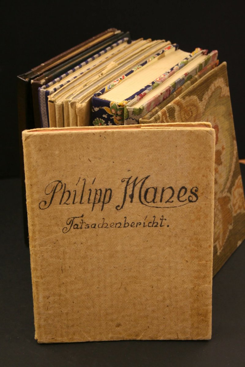 Philipp Manes' diaries are probably the most detailed descriptions of daily life written by any inmate of any Nazi concentration camp. #OTD 1944, Philipp and his wife, Gertrud, were deported to Auschwitz and murdered on arrival. #CollectionHighlights bit.ly/3maDlRN