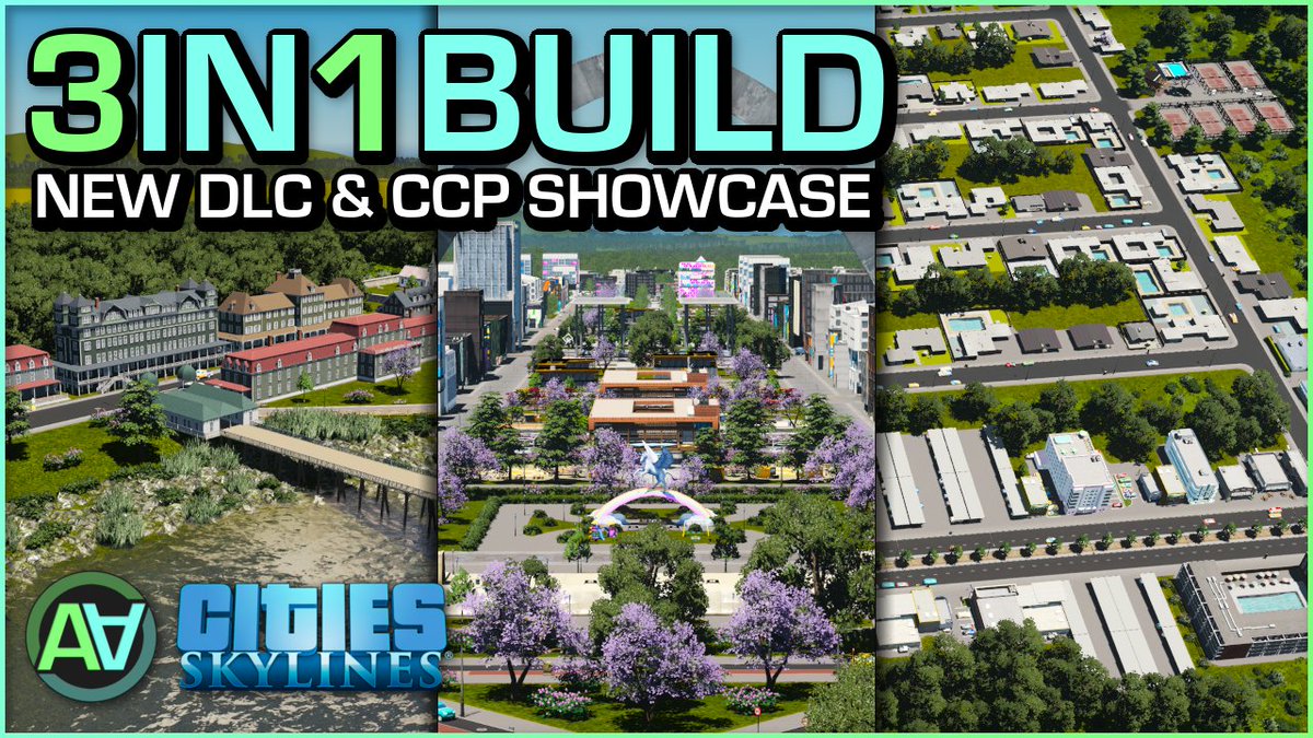 Now on #Youtube:
3 in 1 Plazas &amp; Promenades, Seaside Resorts and Mid-Century Modern Showcase Build #CitiesSkylines
youtu.be/qHRviVJGSMM