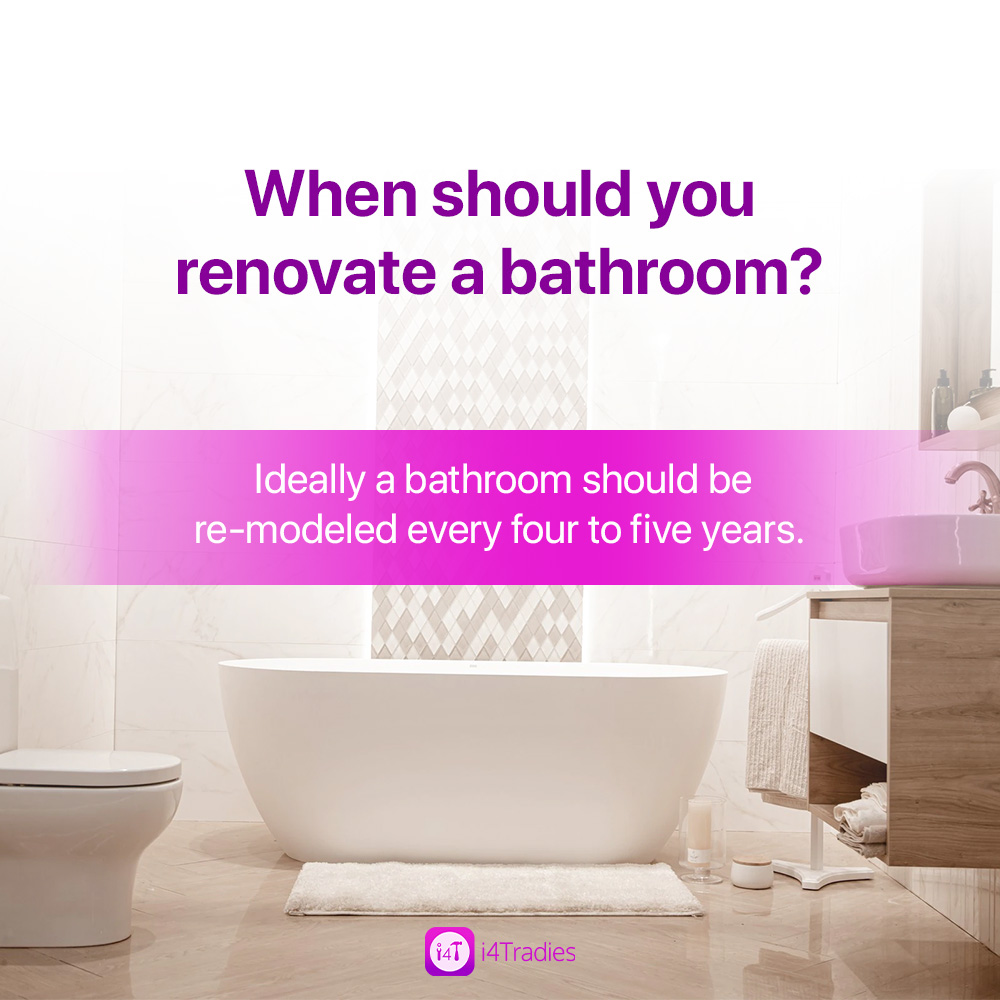 If you feel uneasy when a guest asks you “can I use your bathroom?” then its high time you should start remodelling your bathroom. 

#i4Tradies #Tradespeople #Tradies #Bathroom