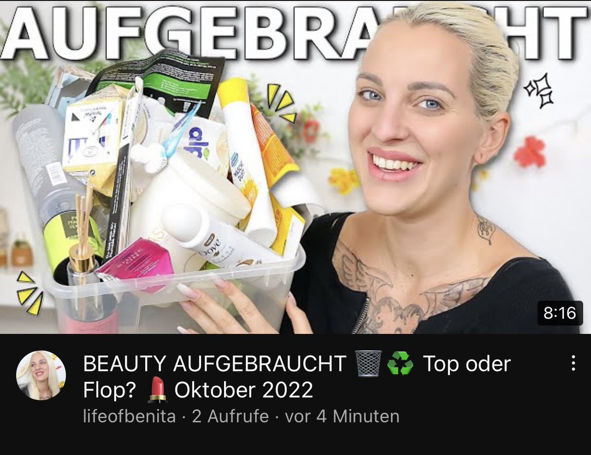 lifeofbenita's tweet image. Mein neues Youtube Video ist online! 😍🤗 Zur Feier des Tages! Congratulations @elonmusk #TwitterTakeover #lifeofbenita #aufgebraucht 
Youtube Kanal Bio oder Suche: Lifeofbenita 💖