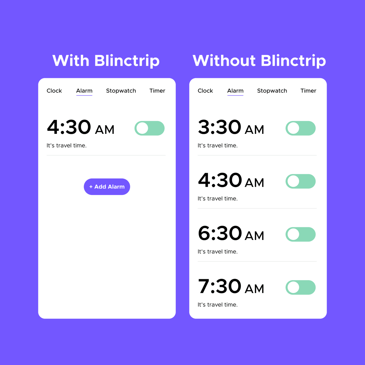 No more ruining your sleep every time you fly! Download the app for a stress-free travel experience.

#travelstressfree #travelsmart #appnotification #travelapp #flighttravel #travelassistant #blinctrip