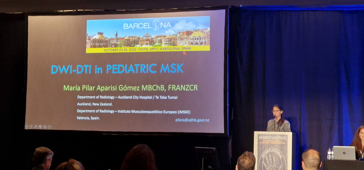 SERME (@mskserme) on Twitter photo La #SERME en #ISS2022
Pilar Aparisi
Diffusion Weighted Imaging and DTI in Pediatrics
<a href="/intskeletal/">International Skeletal Society | ISS</a> #Barcelona La #SERME en #ISS2022
Pilar Aparisi
Diffusion Weighted Imaging and DTI in Pediatrics
<a href="/intskeletal/">International Skeletal Society | ISS</a> #Barcelona