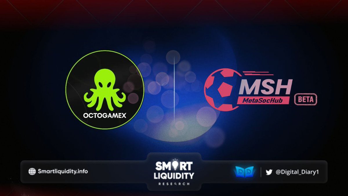 Digital_Diary1's tweet photo. ⚽ @Octogamex_com is entering into a collaboration with @MetaSocHub
⚽ #MetaSocHub, a football metaverse for fans with a highly sustainable business model creating a win-win proposition for all $MSH holders, football fans & the FCs.
🔽INFO
https://t.co/oMUGdtoBb8
#DigitalDiary https://t.co/24xn1wMCPL