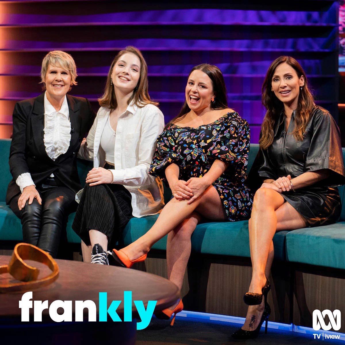 What an honour to be on the sofa with the lovely Fran Kelly. Watch Frankly at 8:30pm on @ABCTV + iview. #FranklyTV #ABCTV ❤️💃🏽