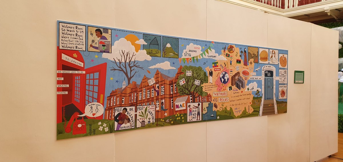 Whitmore Reans Remapped <a href="/Newhampton/">NewhamptonArtsCentre</a> Arts Centre. Some amazing artwork celebrating all that makes Whitmore Reans. #community