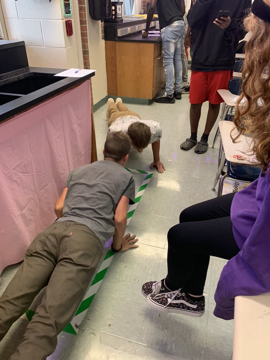 Ms. Paddock’s classes were making moves today!!  Connecting exercise, breathing and heart rates to what is happening at the cellular level.  Looking at cellular respiration from all angles.   <a href="/FPCHS/">Flagler Palm Coast High School</a>