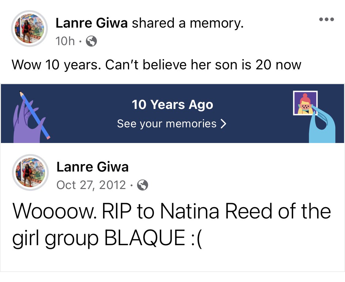 Rip Natina Reed & happy heavenly birthday. Not forgotten  