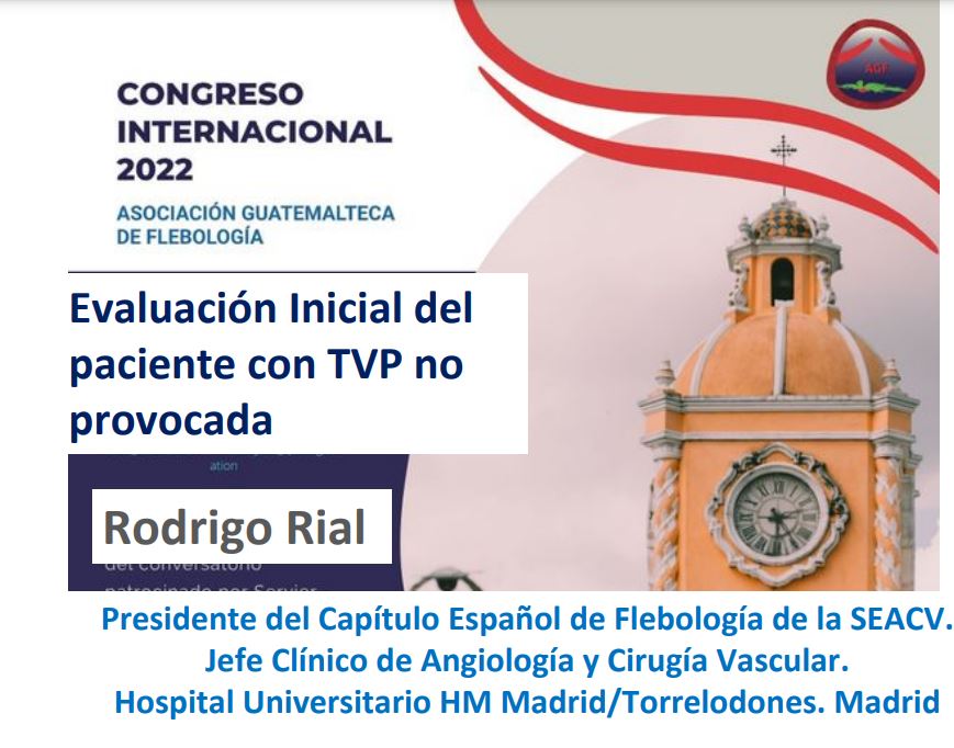 Invitado al I Congreso Virtual Internacional de la Asociación Guatemalteca de Flebología.
#doctorrial #trombosisvenosaprofunda