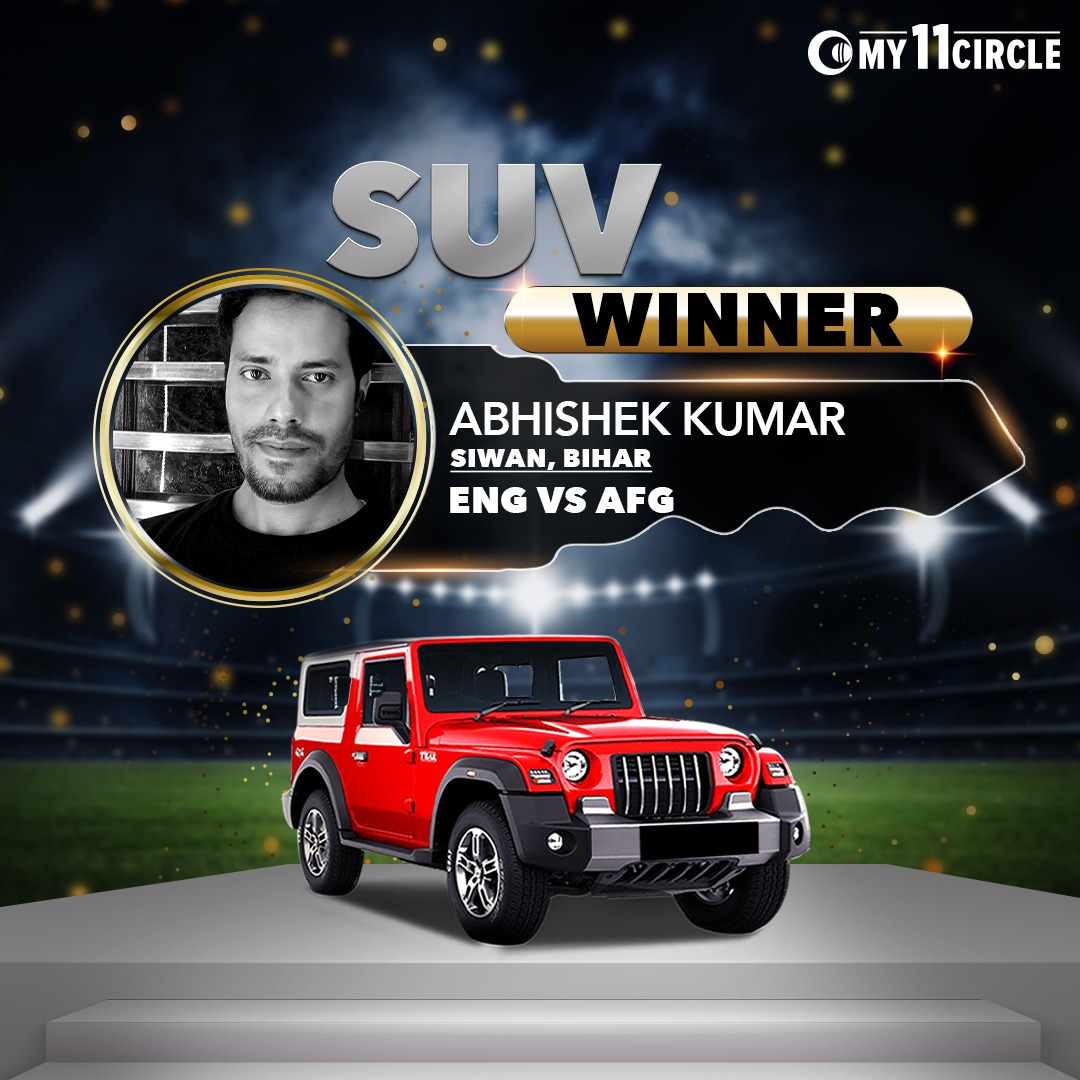 Congratulations Abhishek Kumar for winning the first prize, an SUV car from #MyCircle! ✨✨