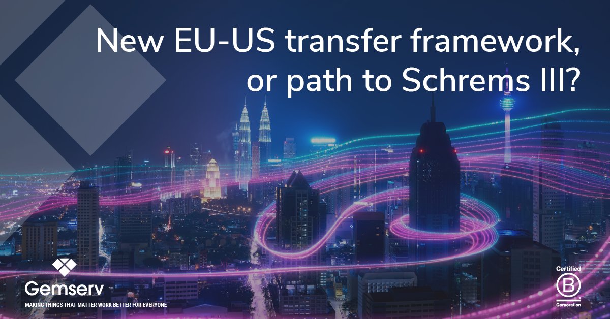 President Biden has now signed the Executive Order to Implement the European Union-U.S. Data Privacy Framework. What comes next for organisations? bit.ly/3W8UFI2