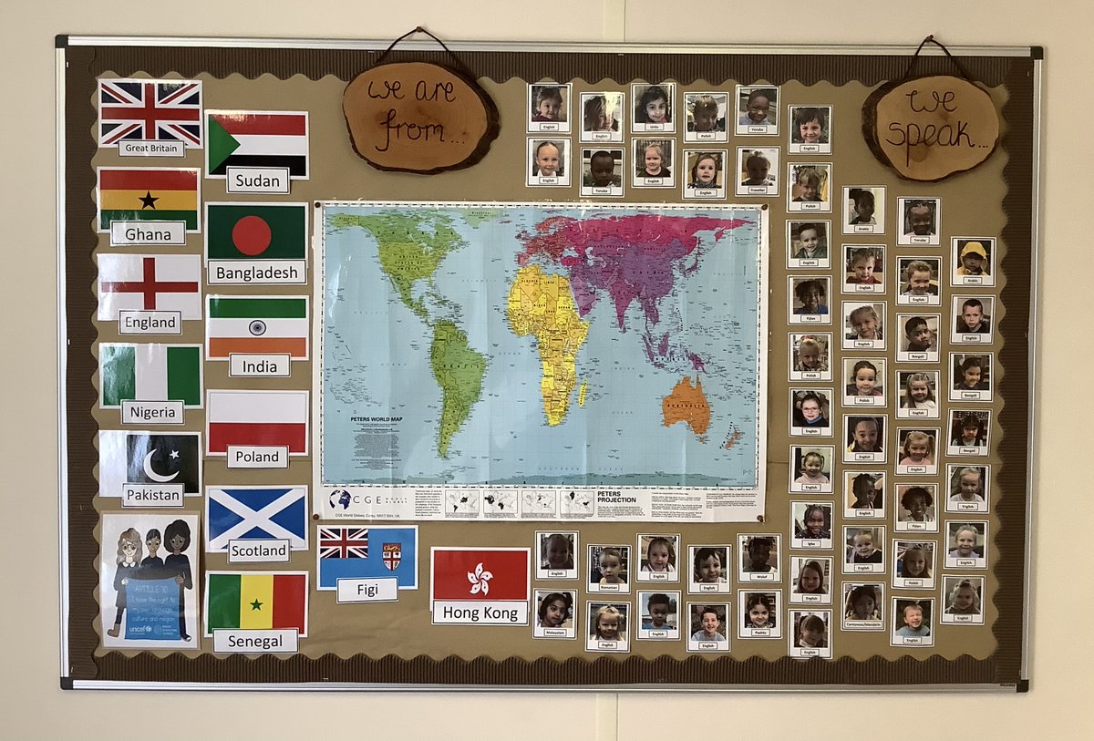 CViewNursery's tweet photo. Article 30 - I have a right to my own language, culture and religion 👩🏾‍🤝‍👨🏼
We  are  proud  to  be  a  nursery  full  of  diversity  -  we  come  from  12  countries  and  speak  13  languages!  🌍🗺🗣 #UNCRC #Diversity #EdinburghEarlyYears #OnlyAtCanalView https://t.co/3cdVmuoL9g