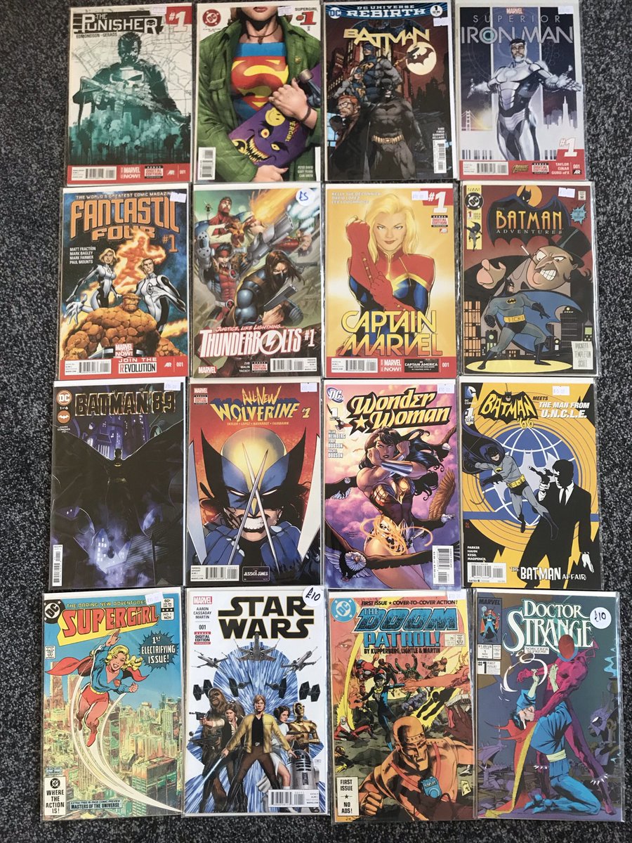 transwarpcomics's tweet photo. @NottinghamComic Tons of first issues available tomorrow !! https://t.co/acOE2qyuAq