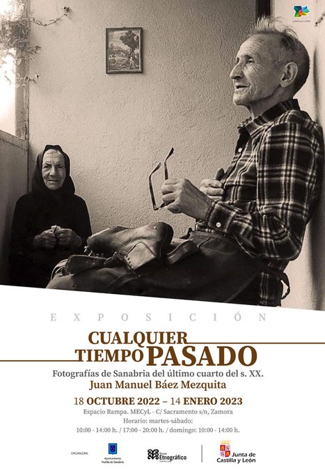 Exposición 'Cualquier tiempo pasado' en el Museo Etnográfico de CyL #Zamora, que muestra fotografías de Sanabria realizadas por Juan Manuel Báez Mezquita @Muset_CyL.