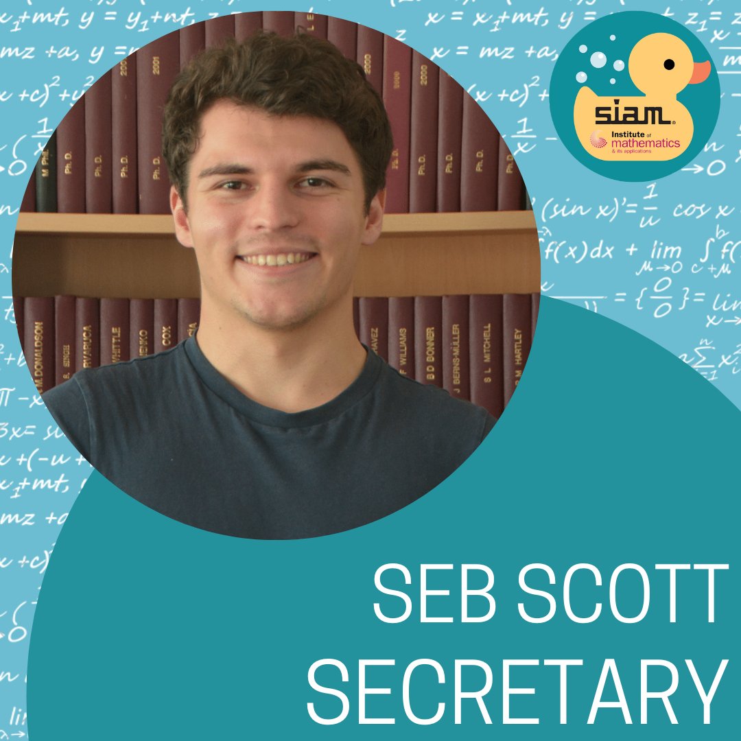 It's time to meet our secretary Seb Scott! Seb is a second year PhD student (third year @SAMBa_CDT) researching how machine learning can be used in solving inverse problems, such as those arising in medical imaging applications. He also has a black belt in karate!! 🥋