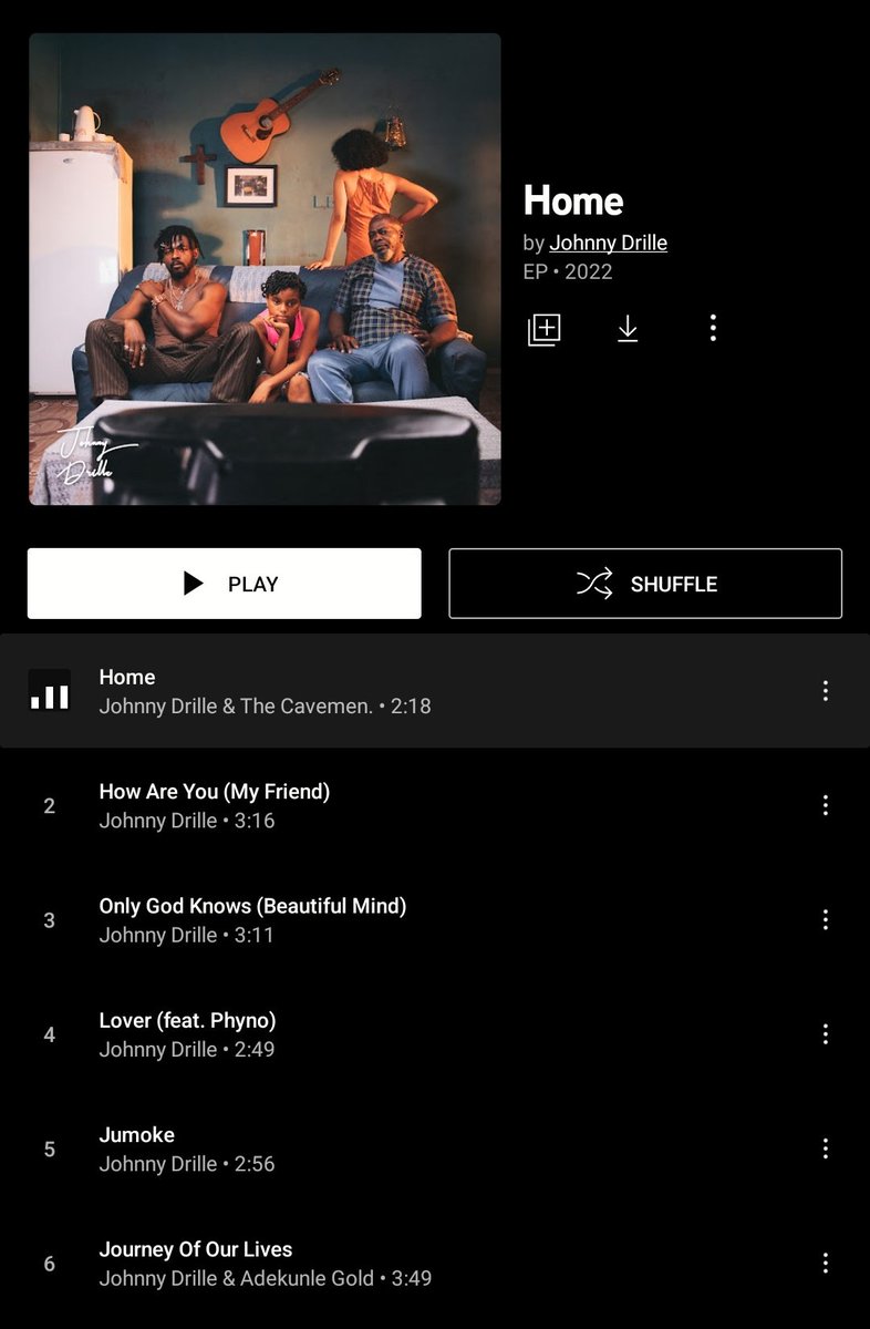 PauloDaguvnor's tweet photo. Perfect intro to this amazing project #HomeEP
@Johnnydrille thank you for always delivering warmth, brilliance and the best melodies 🙌 https://t.co/4s8IiZBAQW