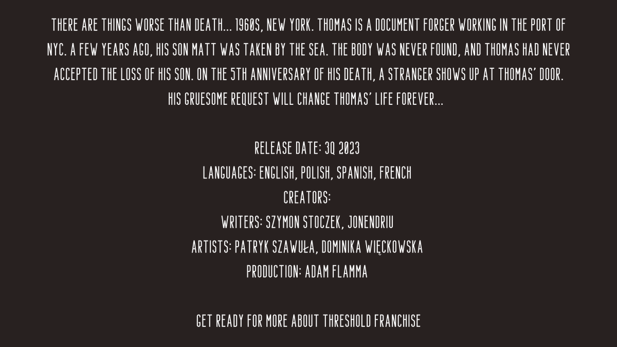 AstrolabeStori2's tweet photo. BIG NEEEWS INCOMING! 🤩

We’d like to announce the THRESHOLD FRANCHISE! 🥳

The first project we’ve been working on is called Threshold: NY Project 💪🏻

Ready to know more? 🫢

#comic #comicbook #comics #horror #lovecraft #franchise #hplovecraft #horrorgame #comichorror https://t.co/iWidR00FQd