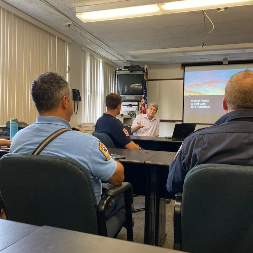 GuidanceCenterW's tweet photo. In celebration of #NationalFirstRespondersDay, meet a member of our team, Jonathan Morgenstern, LSCW, who is helping local firefighters understand and address mental health challenges. 

To learn more about how we can help your team, email: community@asfl.org. https://t.co/6eWwwfynVW