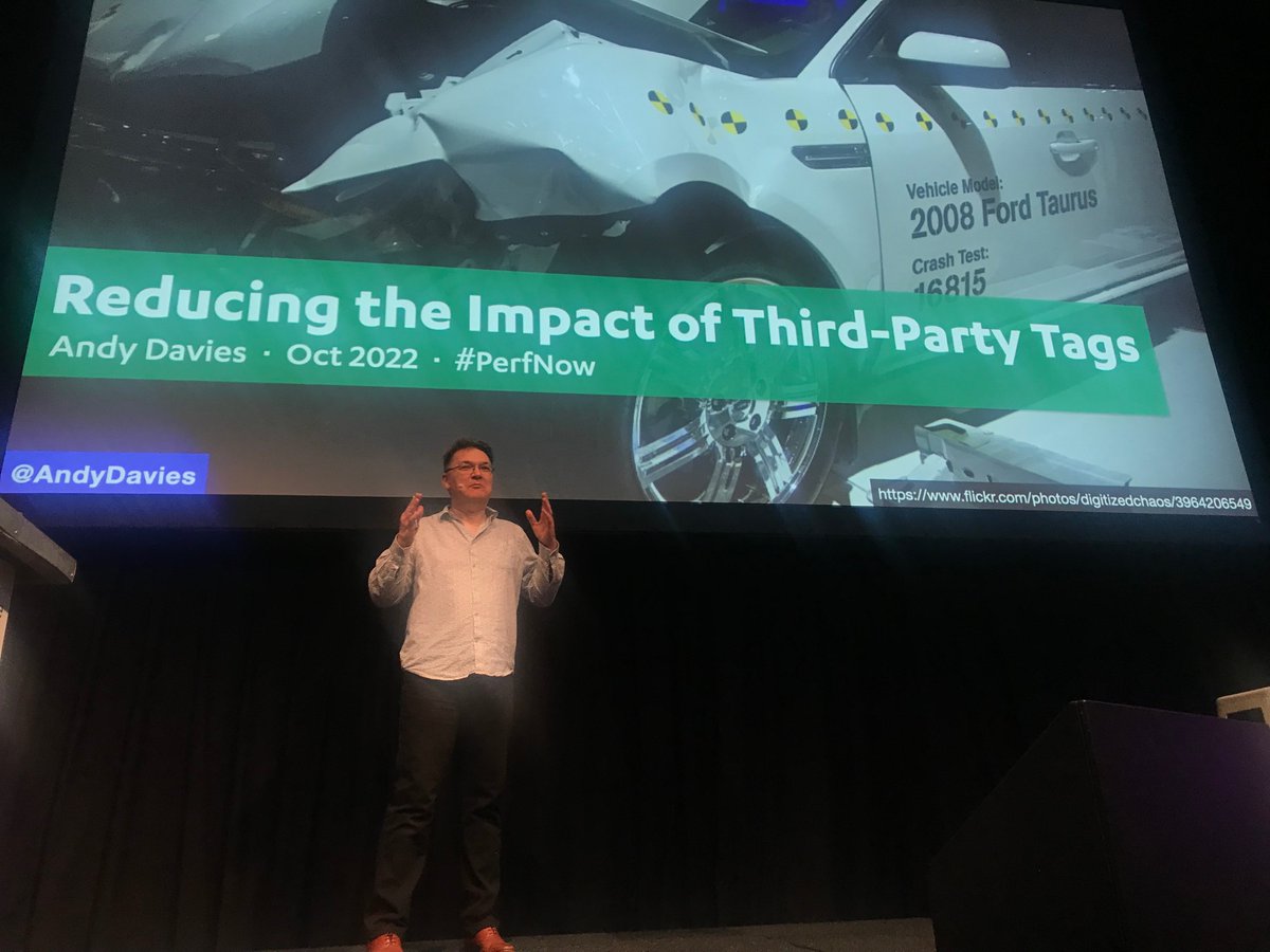 tameverts's tweet photo. @AndyDavies is going to say controversial things, and I’m totally here for it.
#perfnow #perfnowconf https://t.co/7xXA3fQDkr