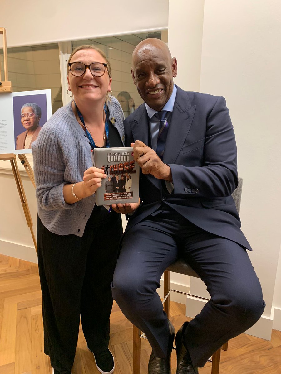 What a way to round off our celebrations for UK Black History Month! Shaun Wallace, also know as the Dark Destroyer on The Chase, came to share his story with us. A few avid CFC quizzers even got the chance to challenge him to a round quick fire questions...Guess who won 😉