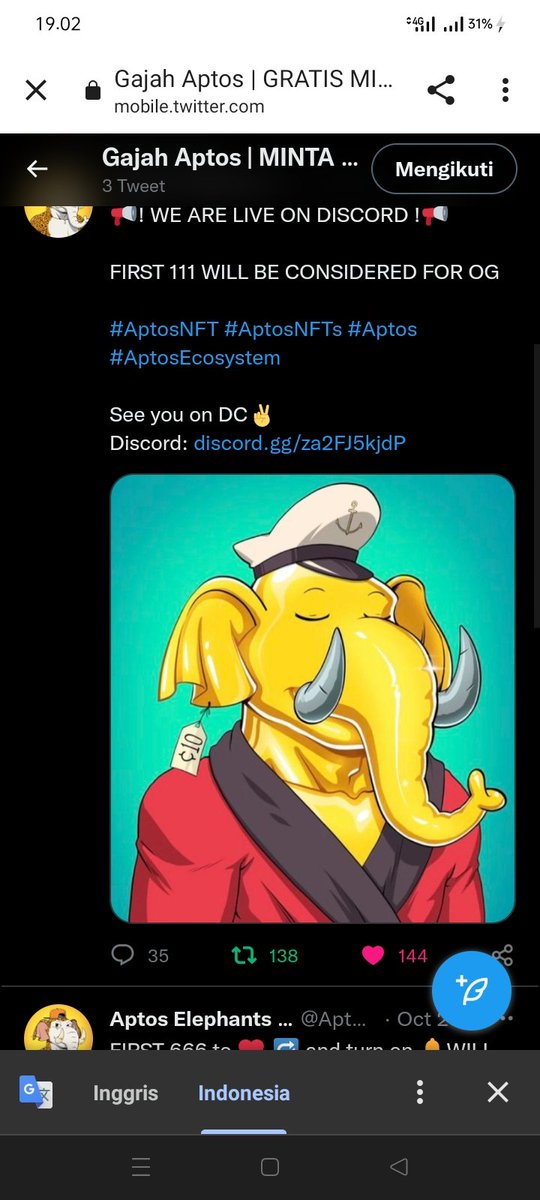 Edi43509565's tweet photo. @AptosElephants Done dc 
Fatian#5950 https://t.co/WZ20bTixof