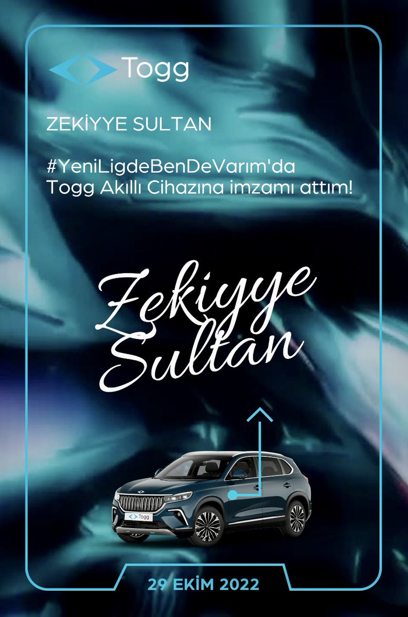Efendiler…!

Yarın,bayrak ipini yapmakla
övünen cenahı 
#TOGG maklıyoruz..😁
Bu gurur bize yeter..😎🇹🇷

#HayırlıCumalar
#YeniLigdeBenDeVarım
#ToggEther
#29Ekim2022
#TürkiyeYüzyılı 🇹🇷