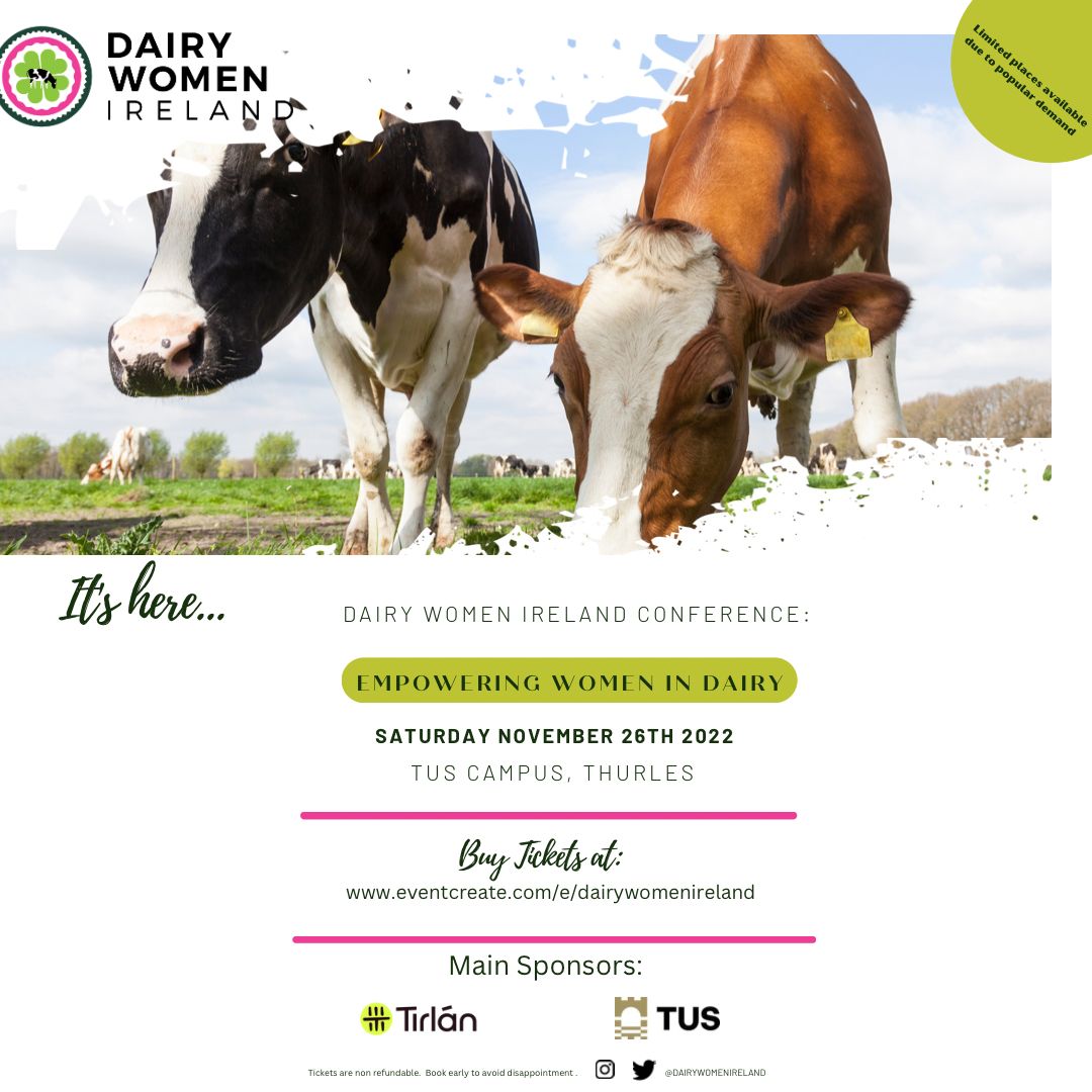 📢📢
It's time, registration for our DWI Conference is now open. Register early to avoid disappointment. 👩‍🌾🐄✍️

Register here: eventcreate.com/e/dairywomenir…