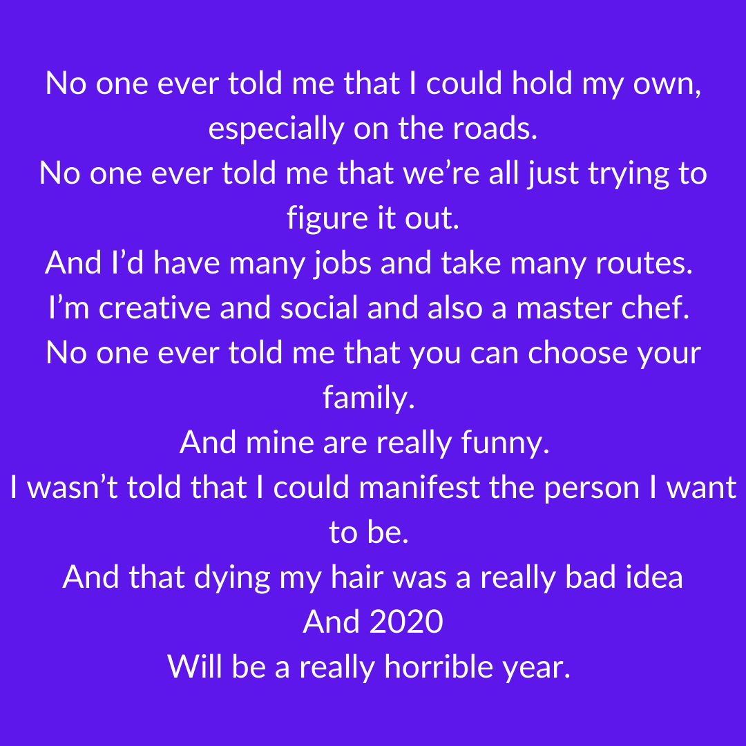 movingonbrum's tweet photo. And here's a poem we made together way back in the first session in Jan 2021! 

No One Ever Told Me started out as a discussion about things we wish we'd known growing up. Then our very own @thaughtonpoetry took those words to make this piece...
#MovingOn https://t.co/PNrRgUH0LE