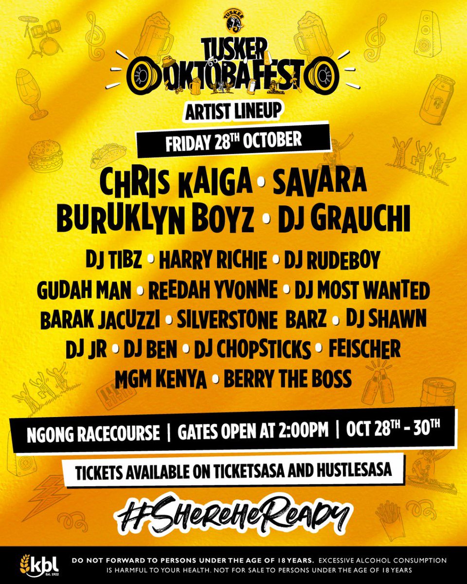 solgeneration_'s tweet photo. Tonight; the #SAVAGELEVEL maestro himself @savarafrica will be at #TuskerOktobafest
Be sure to grab tickets from hustlesasa or ticketsasa ๐ฅณ
#SolGenerationMusic #SolGenerationDOPE #SolGenerationPassion https://t.co/YZL7DqPORO