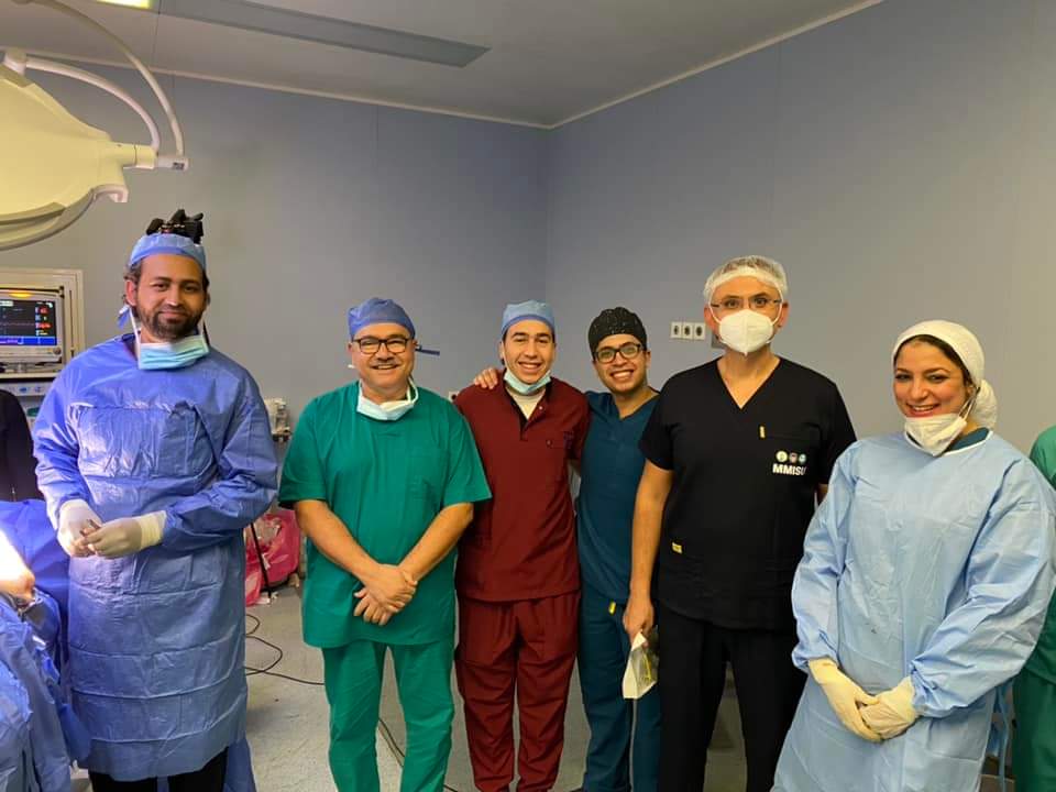 Dr_AMBakr's tweet photo. Very Hot 3 days 🔥in Alexandria 🇪🇬
1️⃣Lap Adrenalectomy with Prof. @AltugTuncel
2️⃣Lap. RP+ PLND with Prof. David Nikoleishvili
3️⃣Lap. Partial Nephrectomy with Prof. @AlyAbdelKarim1
Thanks Prof. Aly for that great opportunity
#MMISU22
#UroSoMe https://t.co/N1u3YTzo9N