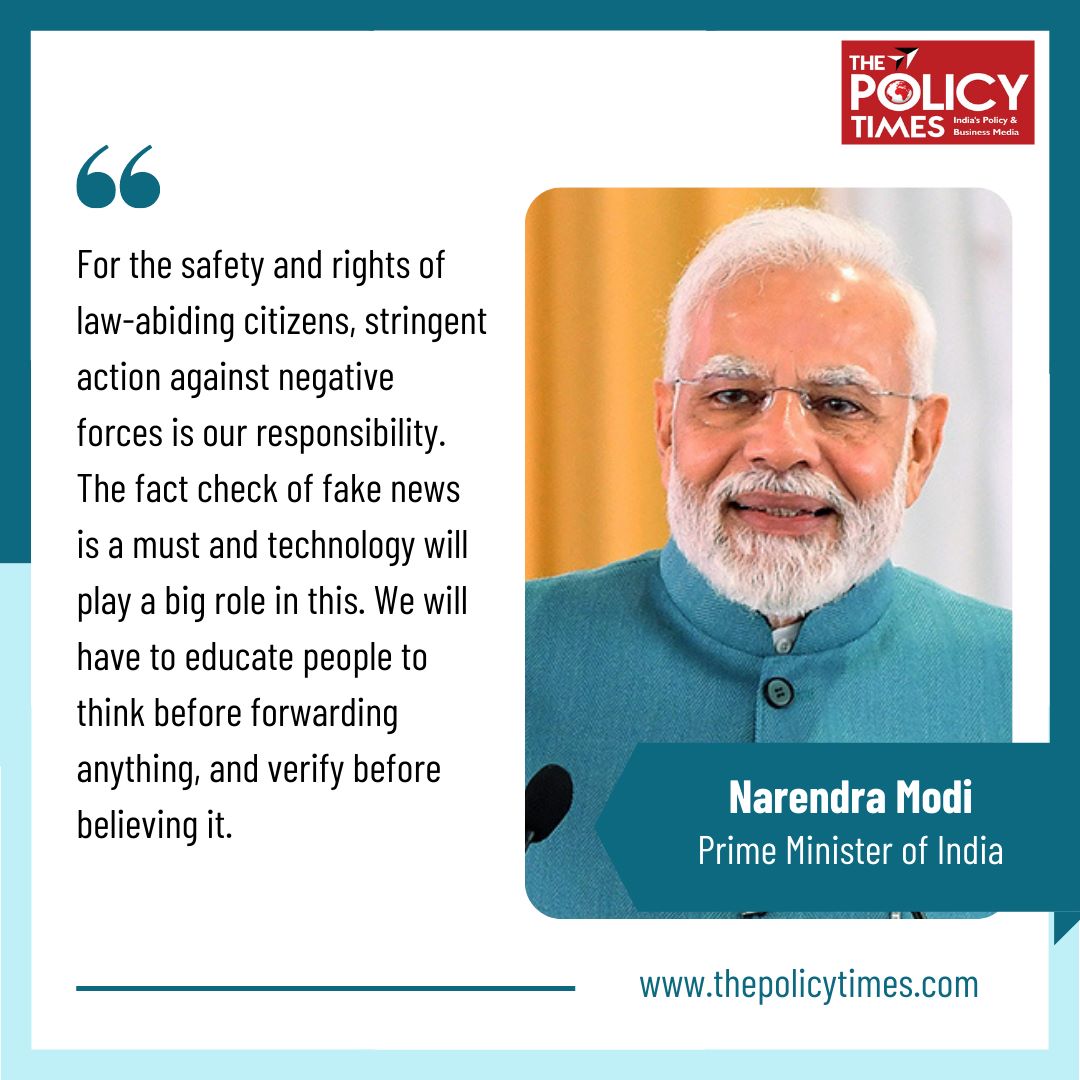 thepolicytimes's tweet photo. For the safety and rights of law-abiding citizens, stringent action against negative forces is our responsibility.
.
.
.
.
#NarendraModi #FactCheck #fakenews #newupdate #saftyandsecurity #technology @narendramodi https://t.co/EniMFFJQkM