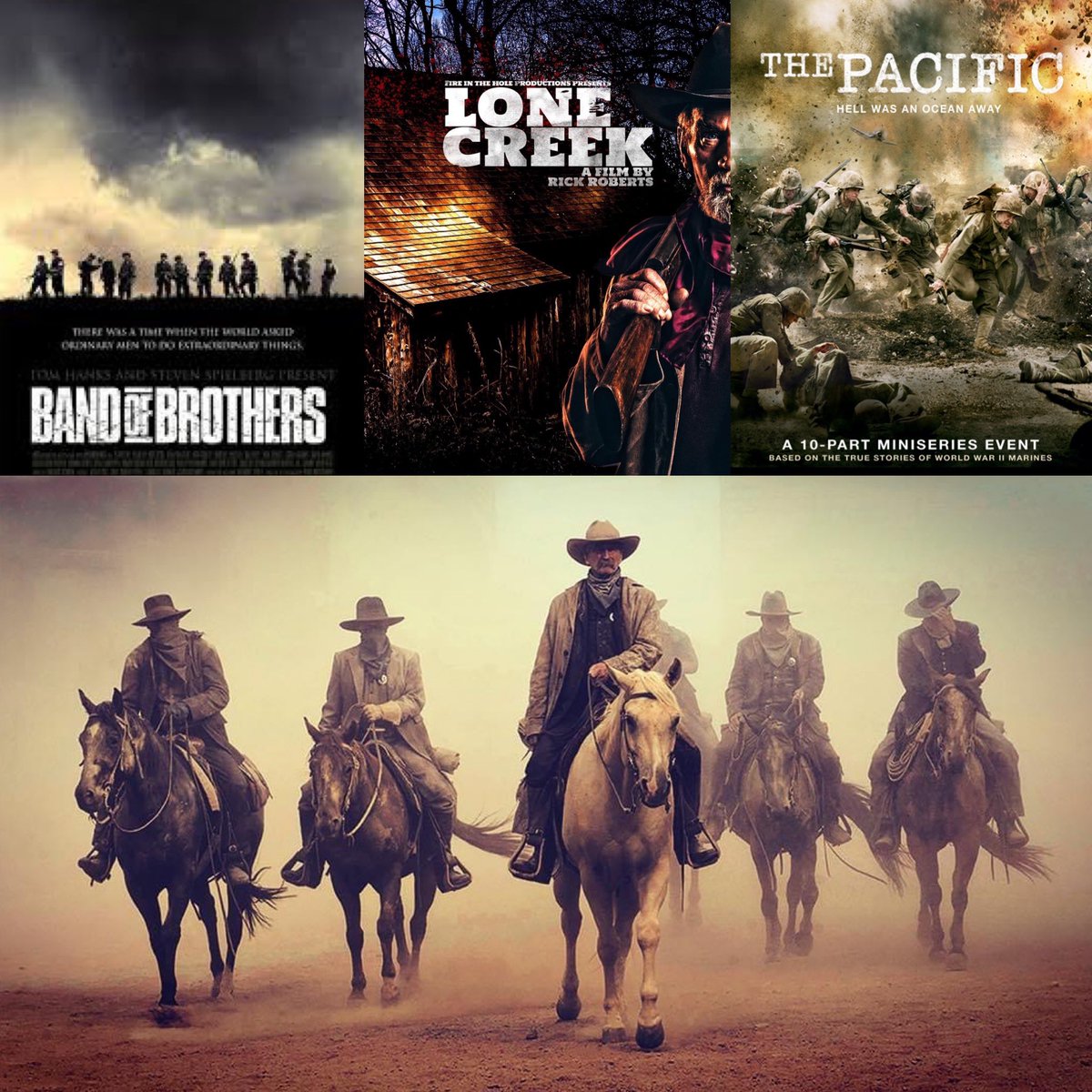 Some amazing talented actors from Band of Brothers & The Pacific in our next western film!😊🎬 #lonecreekfilm #Western #WesternFilm #BandofBrothers #ThePacific #actor #actors #film #HBO #UKFilm #movie #Filmmaking #FilmTwitter #FilmProduction #tvtime #Films #Production #Cast