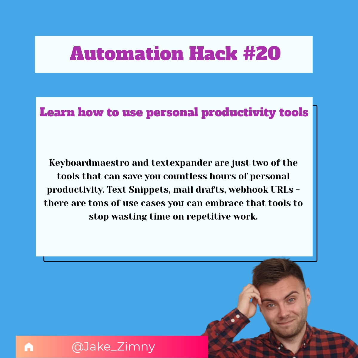 B2B Content Engine Guy (@automatedwiz) on Twitter photo Are you using <a href="/keyboardmaestro/">Keyboard Maestro</a>, <a href="/TextExpander/">TextExpander</a>? How do you enhance tools to increase personal productivity? Are you using <a href="/keyboardmaestro/">Keyboard Maestro</a>, <a href="/TextExpander/">TextExpander</a>? How do you enhance tools to increase personal productivity?