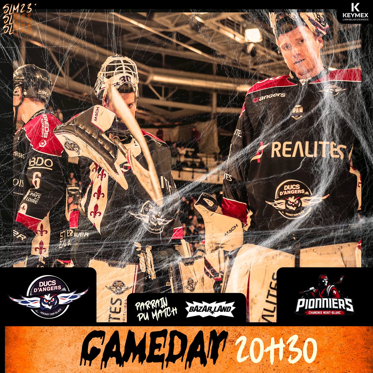 🚨 #GAMEDAY
<a href="/DucsdAngers/">Les Ducs d'Angers</a>🆚<a href="/PionniersHockey/">Pionniers Chamonix</a>
 
A ne pas rater ce soir : 
⏰ 20h30
🏟 Angers ICEPARC 

Encore quelques places disponibles 
sur la 🎟 𝔹𝕚𝕝𝕝𝕖𝕥𝕥𝕖𝕣𝕚𝕖 : bit.ly/3sAyQU4

#GoDucsGo | #SLMHockey | #SportAngers | #LaDalleAngevine | #ContinuerLHistoire