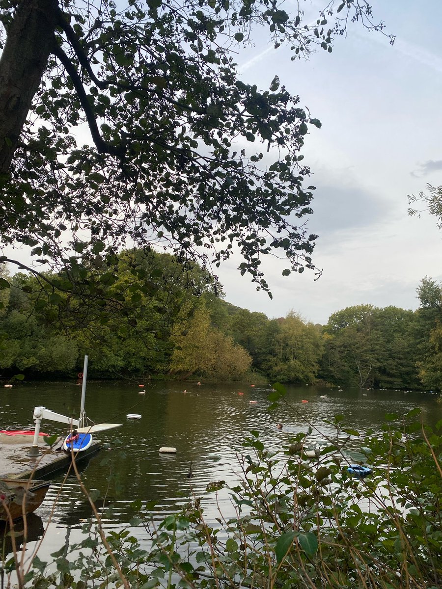 the Heath looking gorgeous this morning for a swim w/ @katyaellis_ @kat_burdon 🏊🏻‍♀️