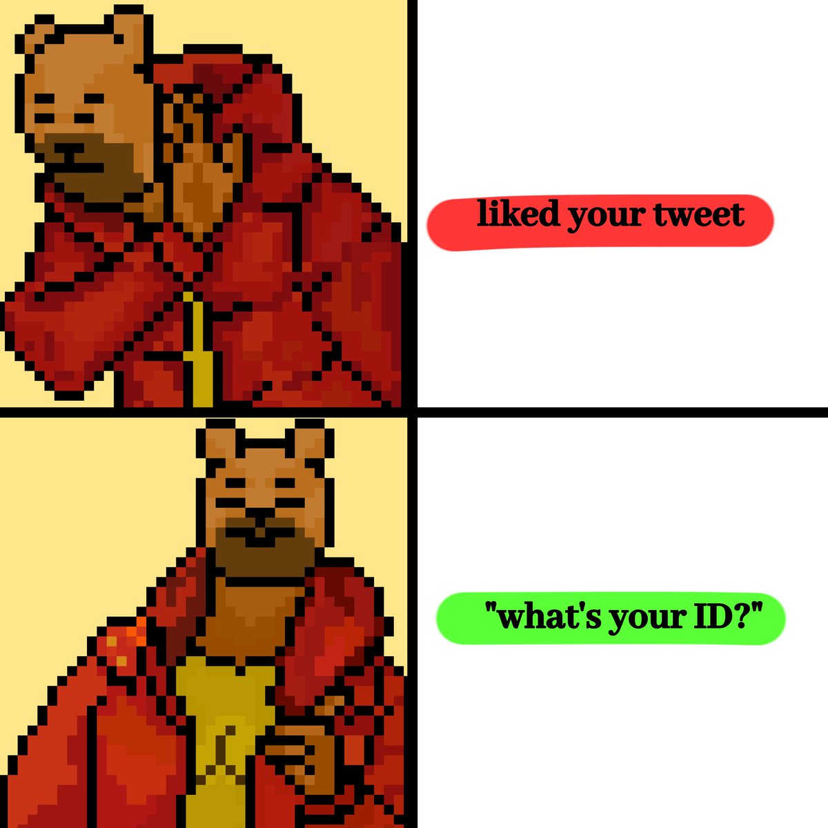 awesomeladyE's tweet image. If it works, then I want to see it too 🐻
By the way, the original picture is mine)
@bruh_bears @bruhtherjoe @thelegendofbruh @ShamBN_ @AptosLil @teddybearbruh