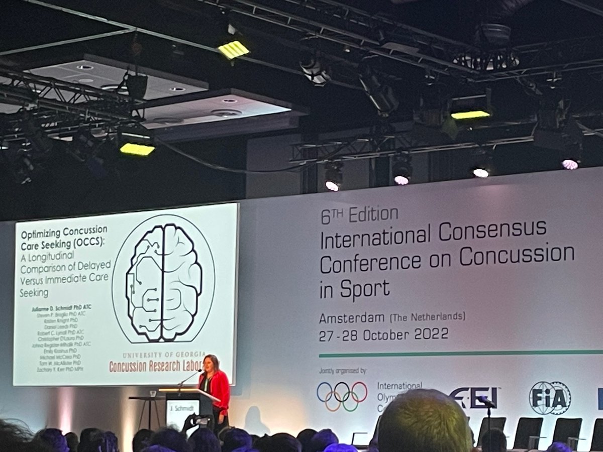 Johna (@johnamihalik) on Twitter photo <a href="/JDSchmitty/">Julianne Schmidt</a> of <a href="/UGAconcussion/">UGAconcussion</a> and <a href="/GfellerCenter/">Gfeller Center</a> alum presenting the incredible work she led from the Optimizing Care-Seeking study and effects of delayed care seeking in clinical and recovery outcomes! Early reporting=better outcomes! #womeninscience <a href="/JDSchmitty/">Julianne Schmidt</a> of <a href="/UGAconcussion/">UGAconcussion</a> and <a href="/GfellerCenter/">Gfeller Center</a> alum presenting the incredible work she led from the Optimizing Care-Seeking study and effects of delayed care seeking in clinical and recovery outcomes! Early reporting=better outcomes! #womeninscience