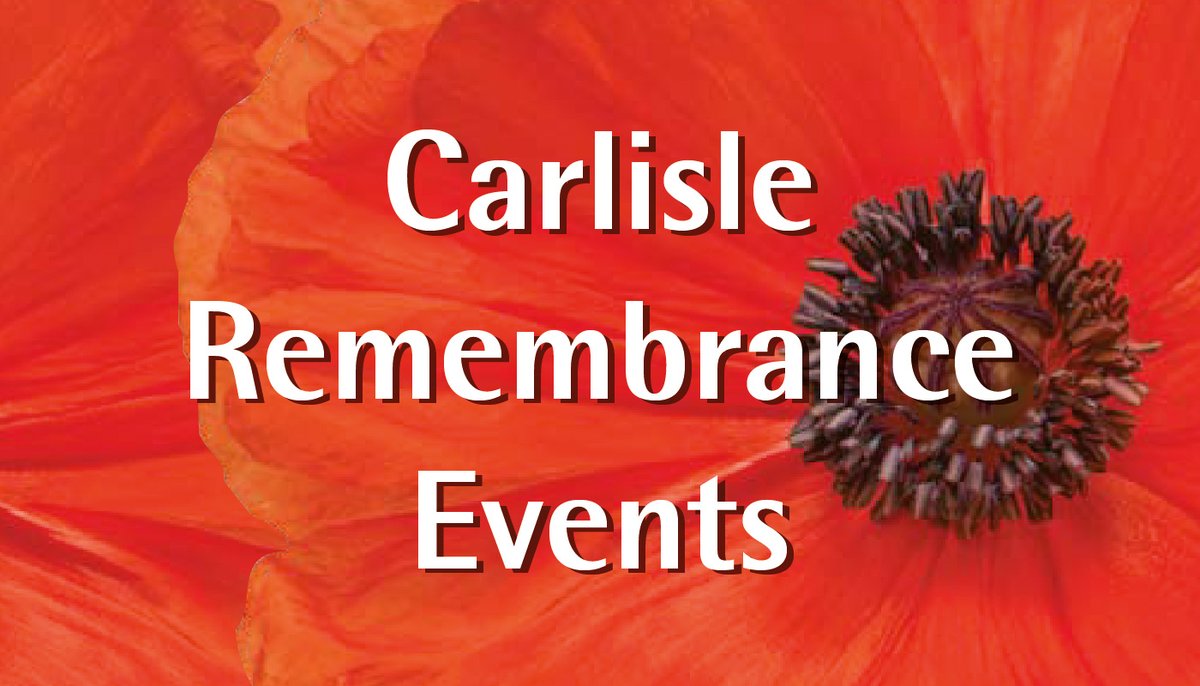 DiscoverCarlisl's tweet photo. A series of #RemembranceEvents will be held in the #Carlisle area in the build up to #ArmisticeDay. For further information visit https://t.co/7qjAvUeAQx
#Cumbria #PoppyAppeal #RemembranceDay #EveryPoppyCounts #events #LestWeForget #Remembrance https://t.co/2RYVeRoz6B