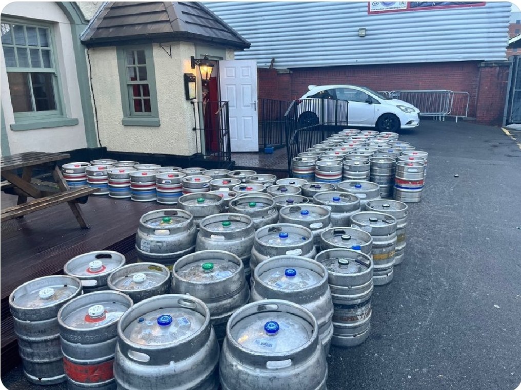 Hope you’re thirsty <a href="/Wrexham_AFC/">Wrexham AFC</a> fans :) 

Bonus point if you can find where’s Wally?? 🤔 (Kelly) 

⚽️🍺⚽️🍺⚽️🍺