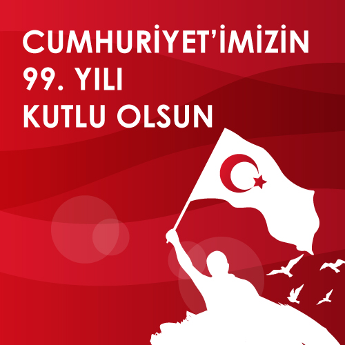 Cumhuriyet'imizin 99. yılı kutlu olsun! #29Ekim