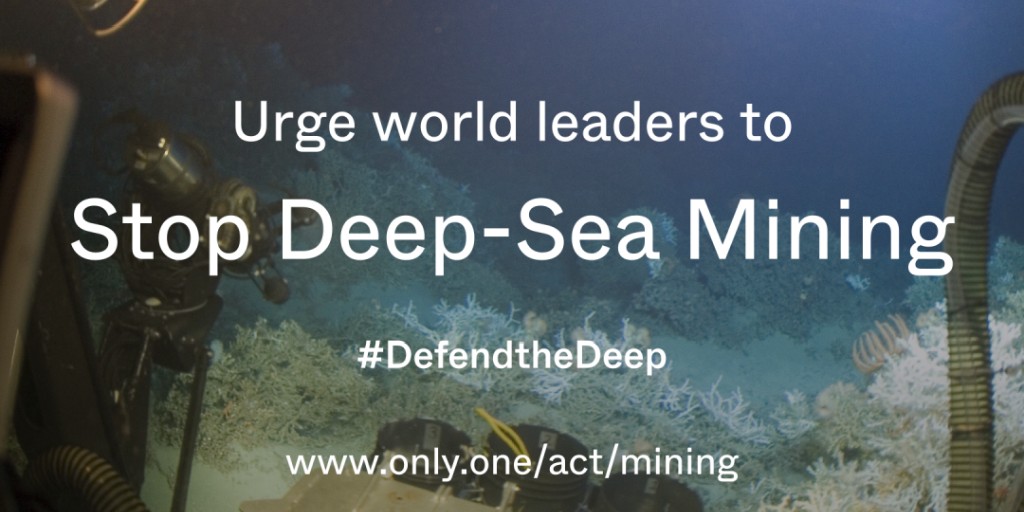 #DeepSeaMining risks causing irreversible damage to one of our planet’s last remaining wilderness areas. Before #ISA27 kicks off next week, add your voice to growing calls for a stop ➡️ only.one/act/mining #KeepItInTheDeep #DefendTheDeep